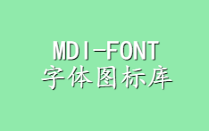 библиотека иконок mdi-font